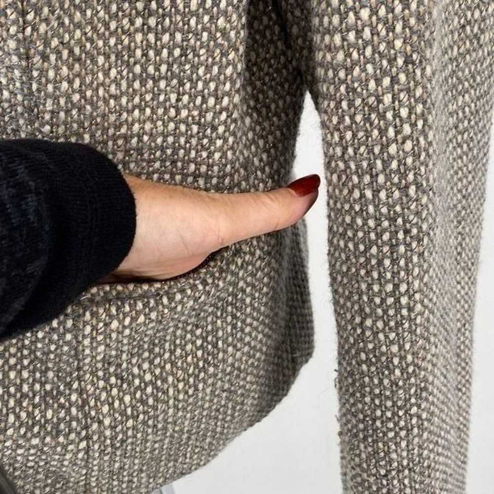 Talbots Women's Tweed Zip Front Moto Jacket Wool … - image 7