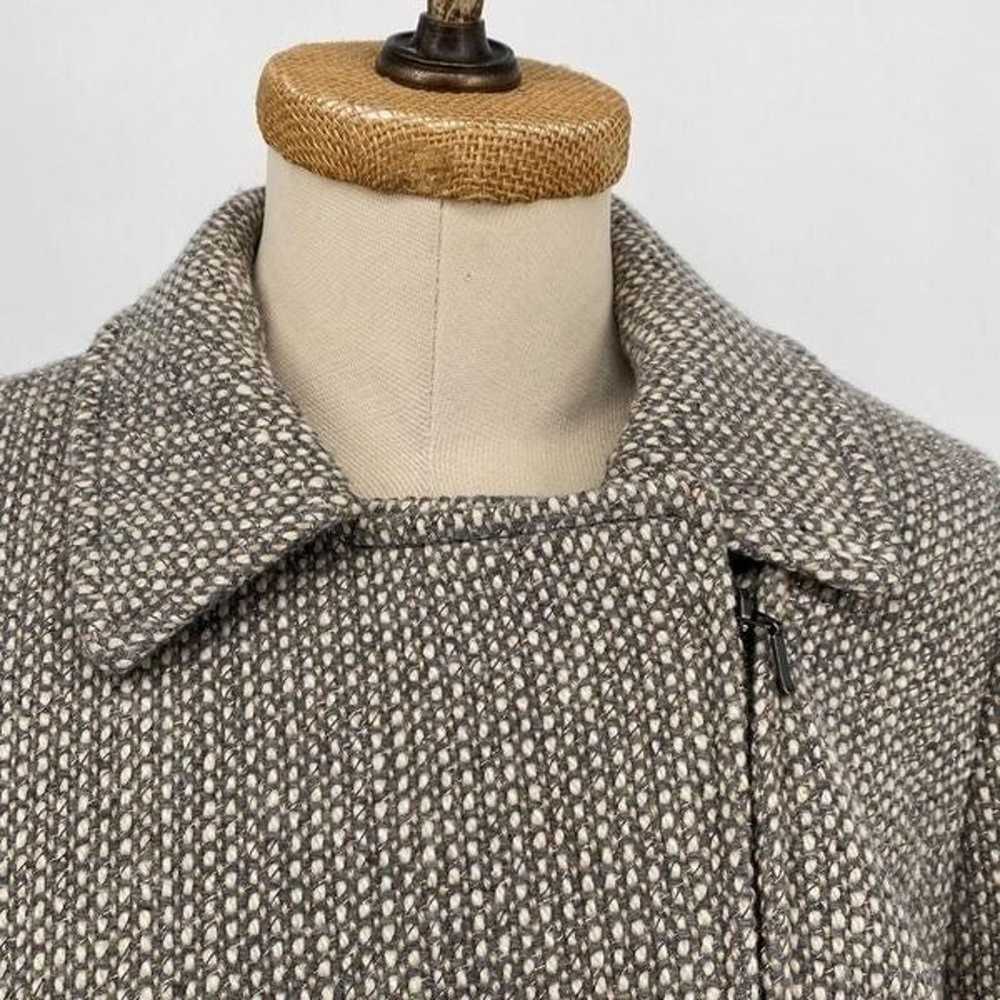 Talbots Women's Tweed Zip Front Moto Jacket Wool … - image 9