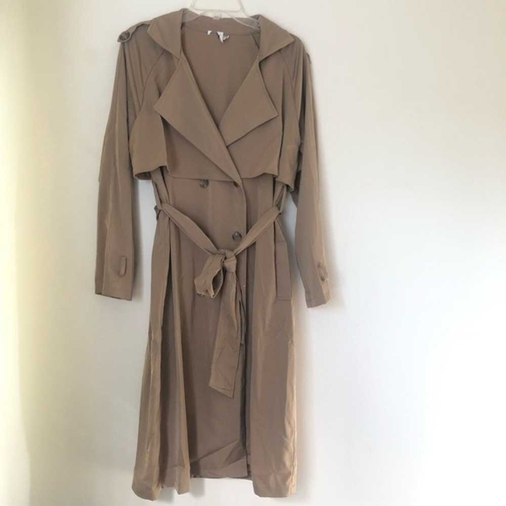 Princess Polly Cassie Tan Beige Trench Coat 6 - image 8