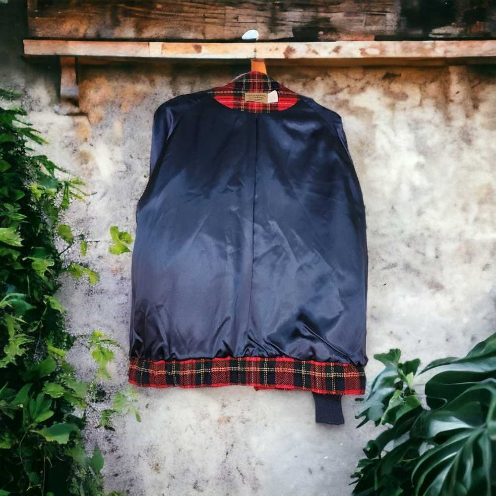 Vintage 80s Pendleton Knockabouts Plaid Wool Coat… - image 7