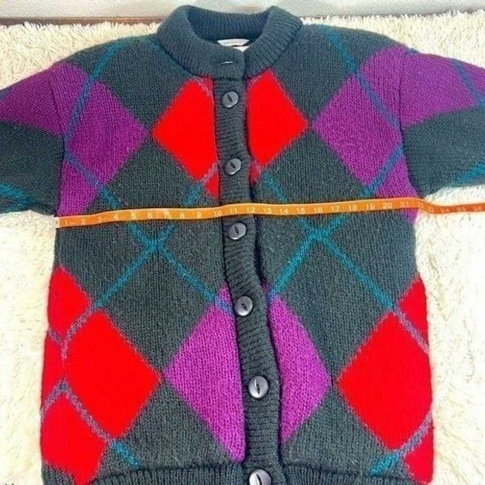 Vintage Jennifer Chase Cardigan Sweater Coat Wome… - image 8