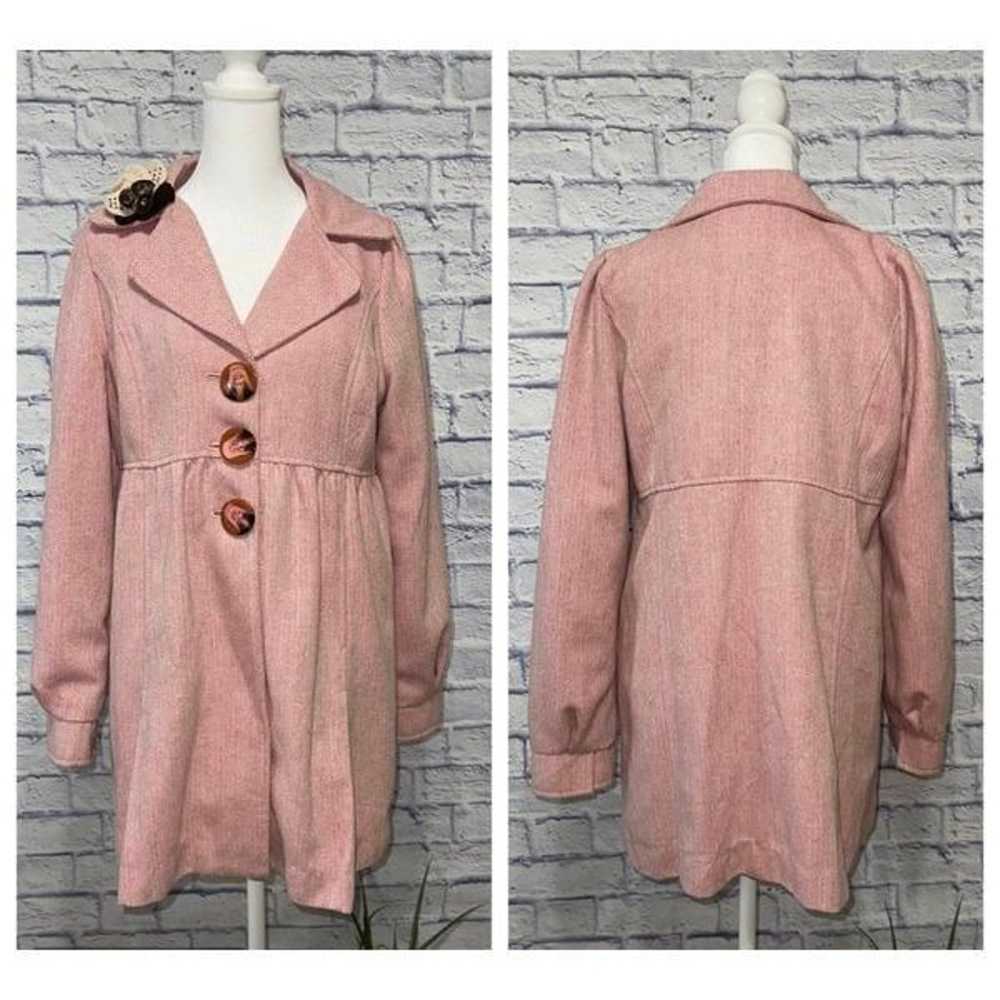 Anthropologie Ivy Jane Peacoat Dusty Pink.  Pre o… - image 3