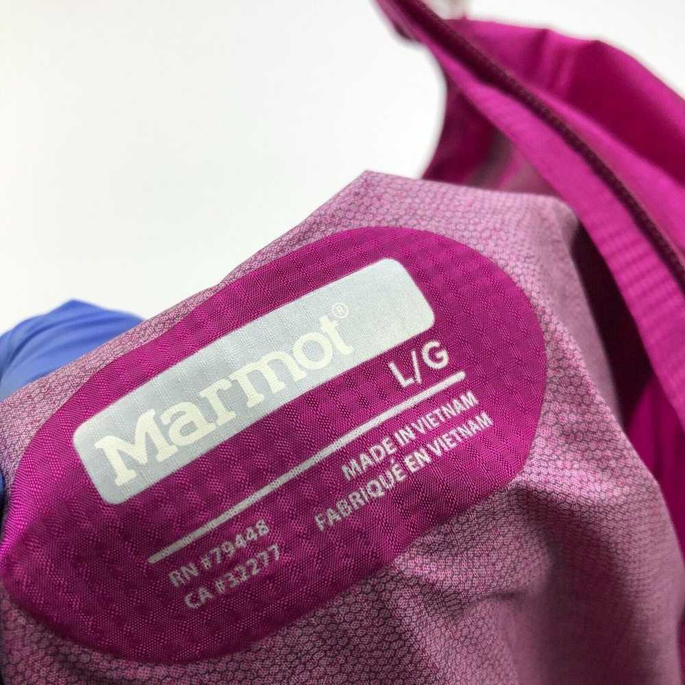 Marmot Crystalline Rain Jacket Large Pink Adjusta… - image 3