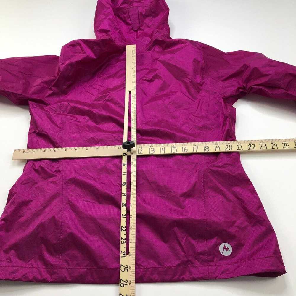 Marmot Crystalline Rain Jacket Large Pink Adjusta… - image 4