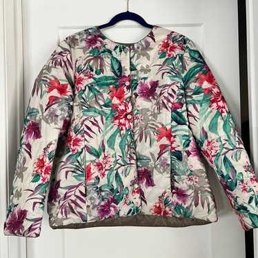 Like new Tommy Bahama reversible tropical downfill