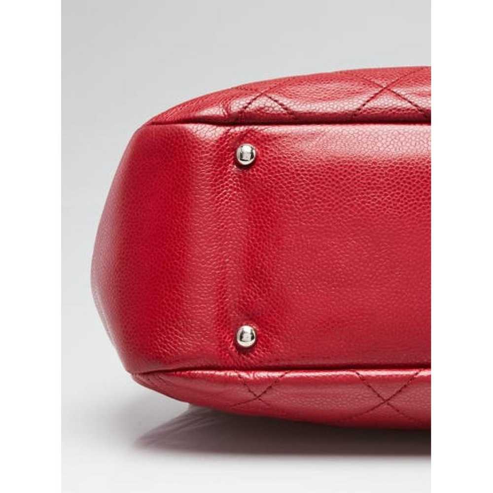 Chanel Classic Cc Shopping leather tote - image 5