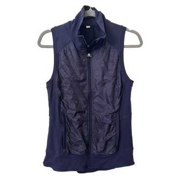 ALO YOGA Lakeside Full Zip Vest Sz Small - image 1