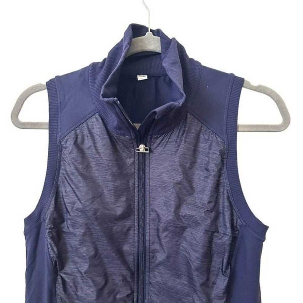 ALO YOGA Lakeside Full Zip Vest Sz Small - image 3