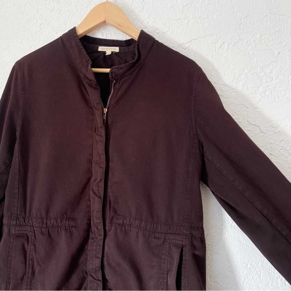 Eileen Fisher Organic Cotton Zipper Front Jacket - image 3
