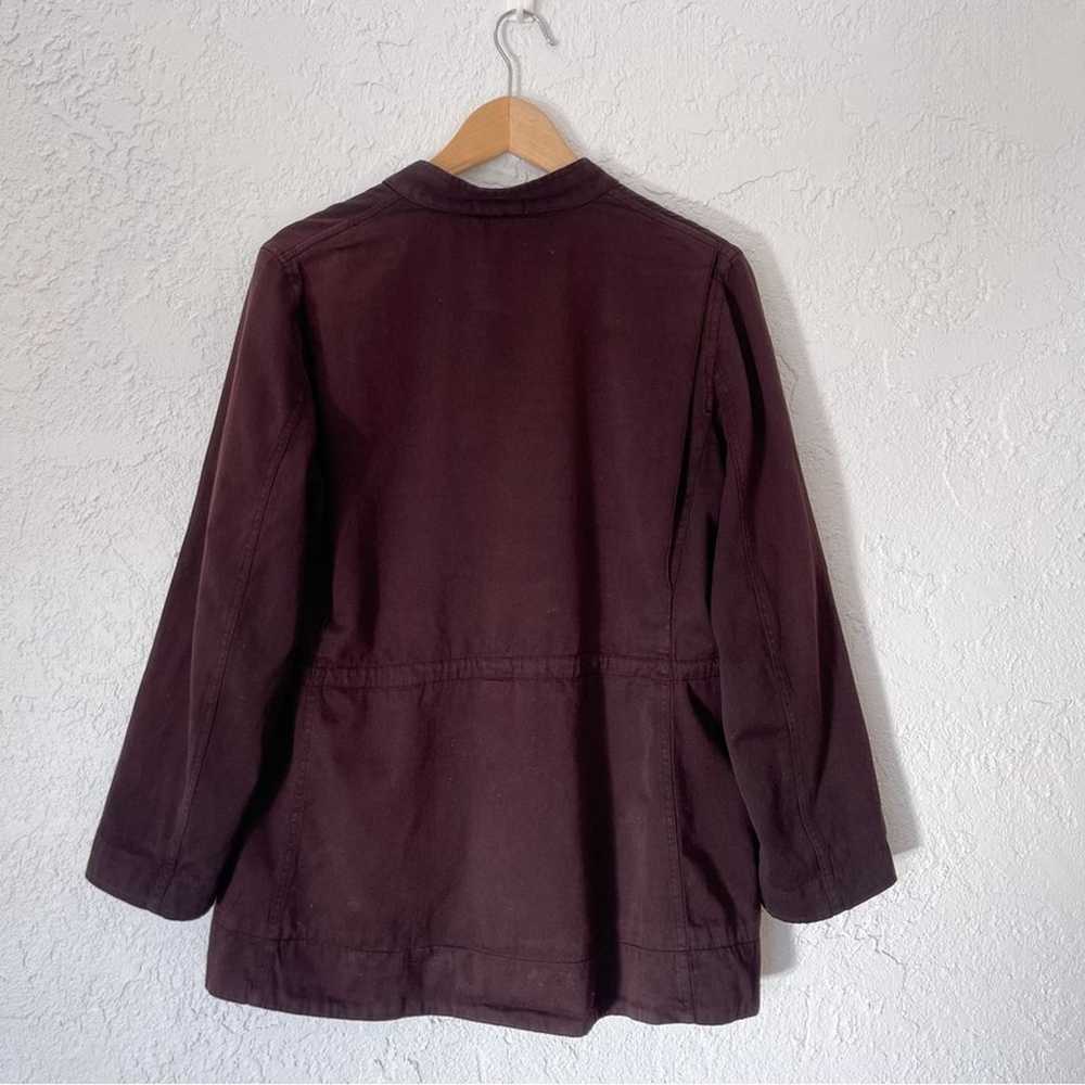 Eileen Fisher Organic Cotton Zipper Front Jacket - image 4