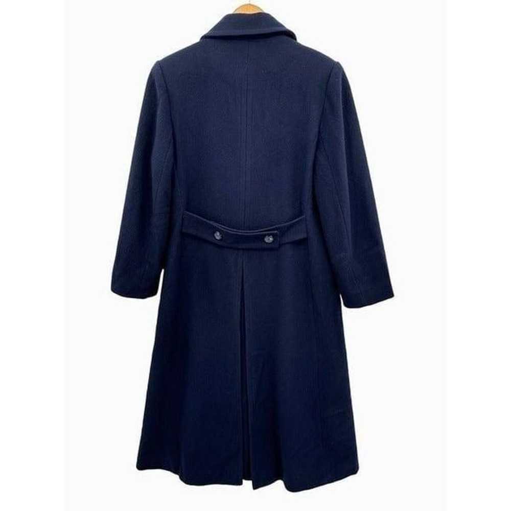 Mackintosh 100% Wool Womens Pea Coat Blue Long An… - image 2