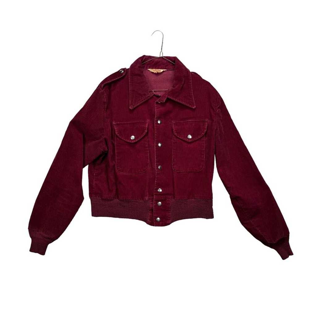 Vtg Dark Red Peters All Weather Sportswear Cordur… - image 1