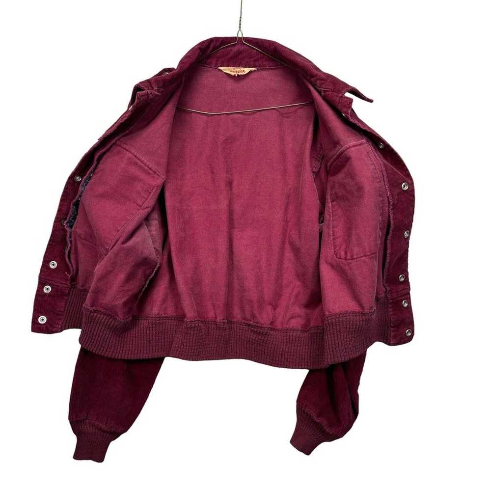 Vtg Dark Red Peters All Weather Sportswear Cordur… - image 3