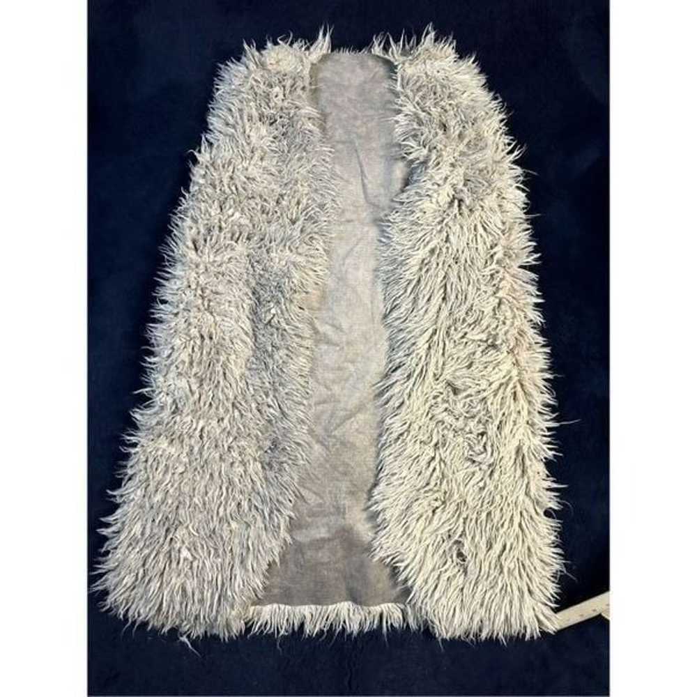 Scandal Made In Italy Womens Fur Vest Coat Sz XL … - image 1