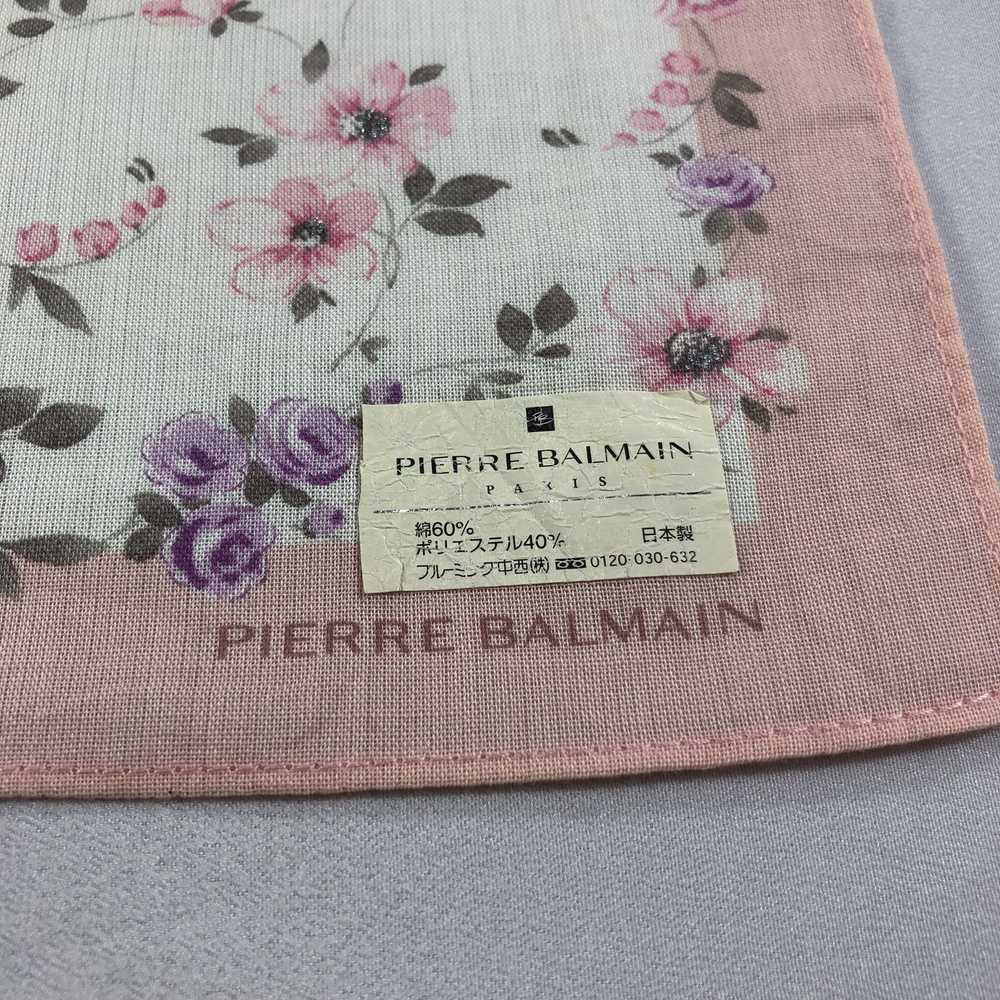 Pierre Balmain × Vintage Pierre Balmain Floral Ha… - image 4