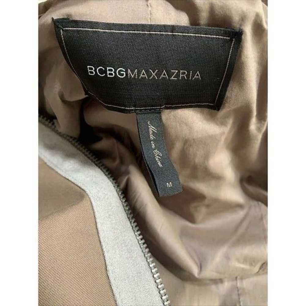 BCBGMaxAzria Sloan Vegan Suede Cropped Moto Jacke… - image 5