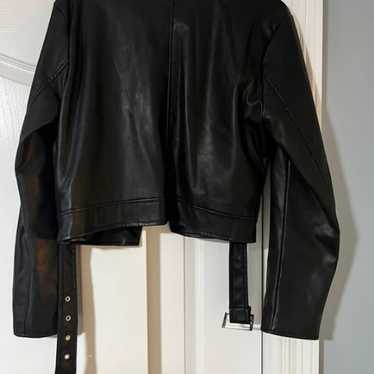 Black Pleather Jacket