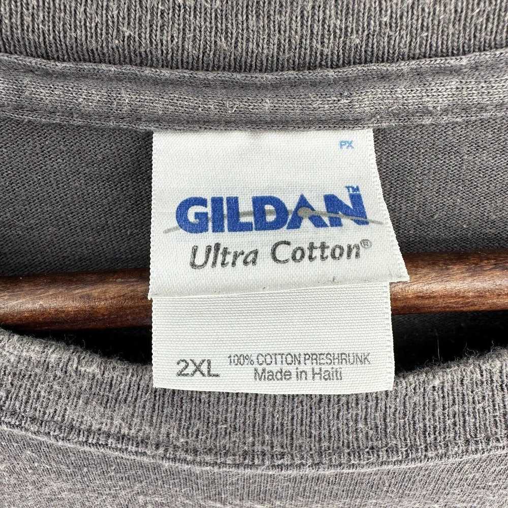 Gildan The Black Crowes 2009 Grey Tour T-Shirt Me… - image 3