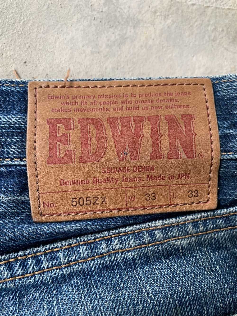 Distressed Denim × Edwin × Vintage Edwin Selvedge… - image 5
