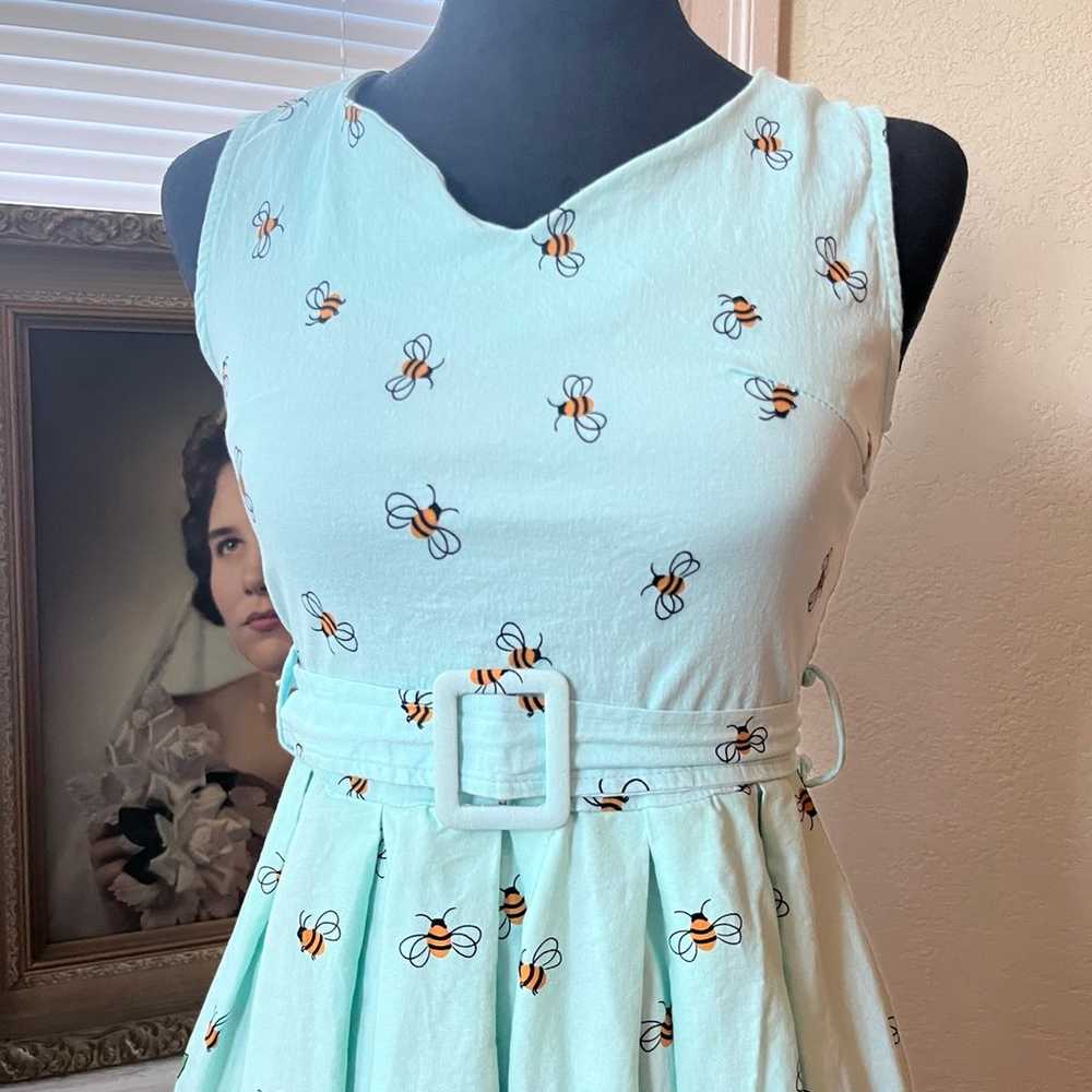 Blue Bumble Bee Dress - image 2