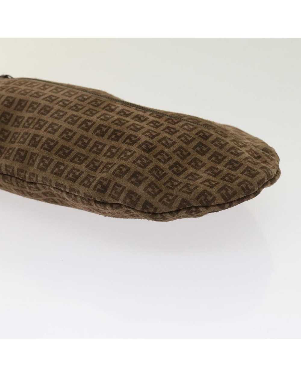 Fendi Exquisite Brown Suede Accessory with Metal … - image 8