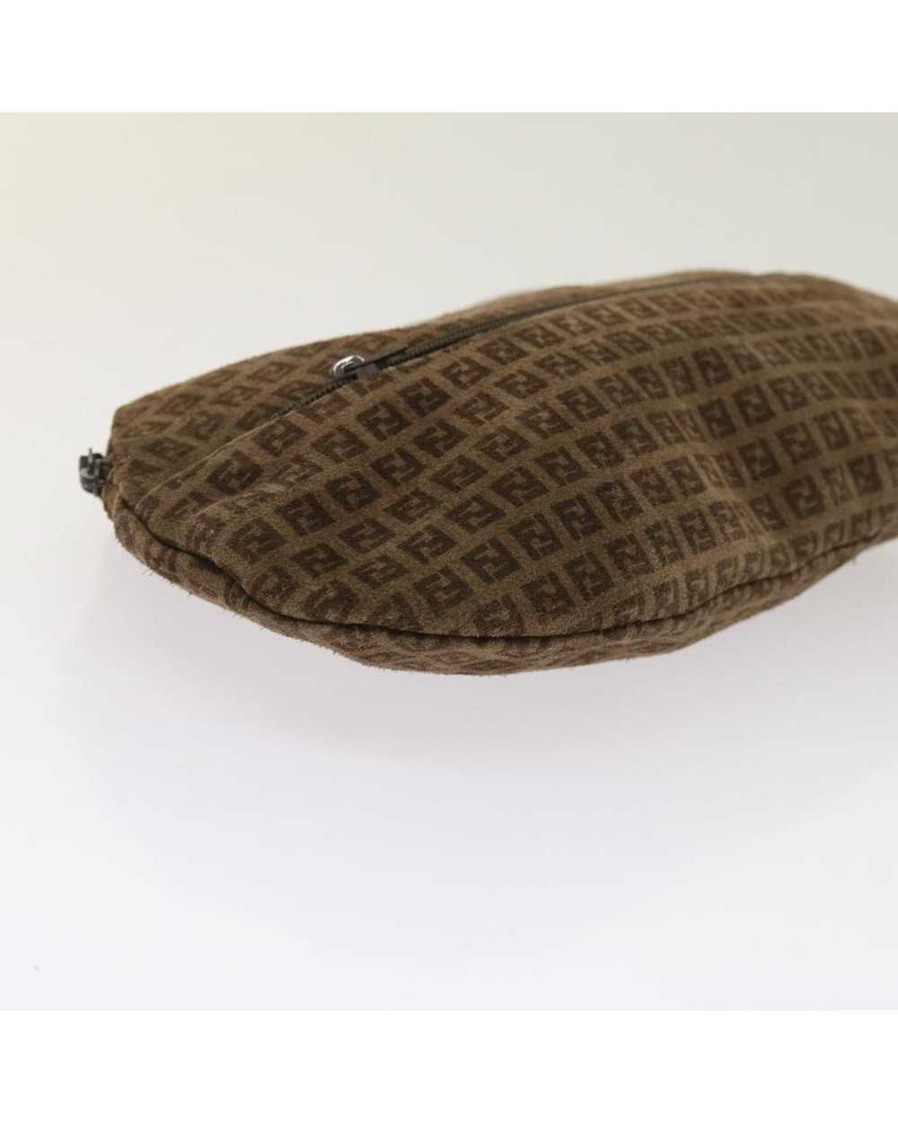 Fendi Exquisite Brown Suede Accessory with Metal … - image 9
