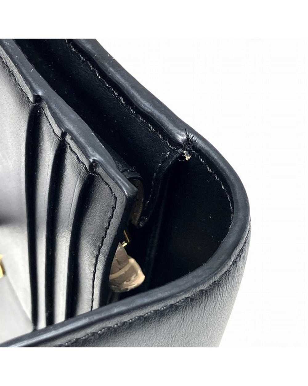 Chloe Refined Black Leather Long Wallet for Women - image 3