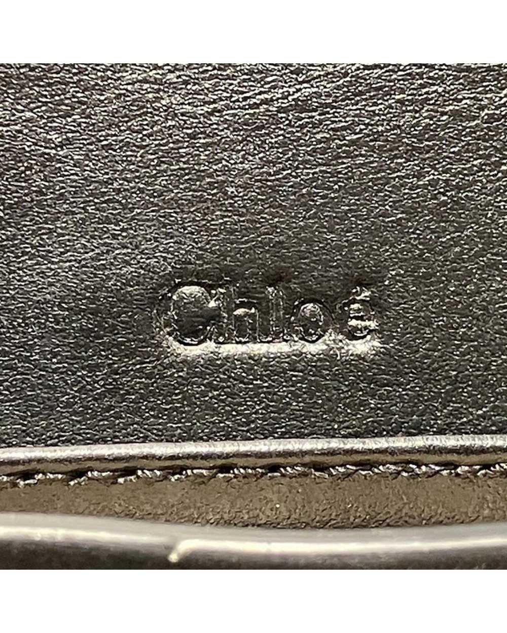 Chloe Refined Black Leather Long Wallet for Women - image 4