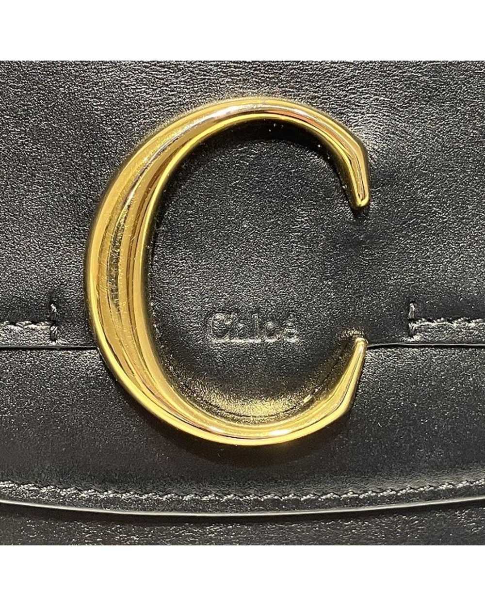 Chloe Refined Black Leather Long Wallet for Women - image 9