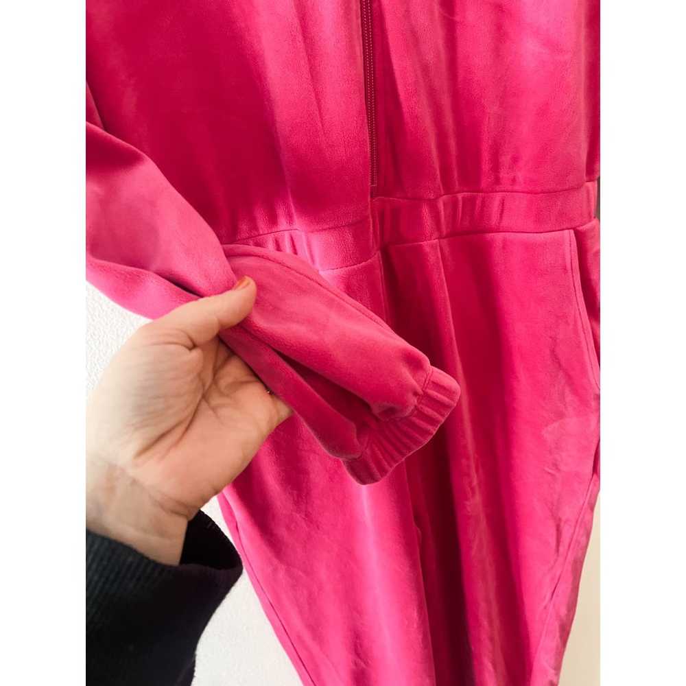 Y2K Juicy Couture Fuschia Pink Velour Rhinestone … - image 6