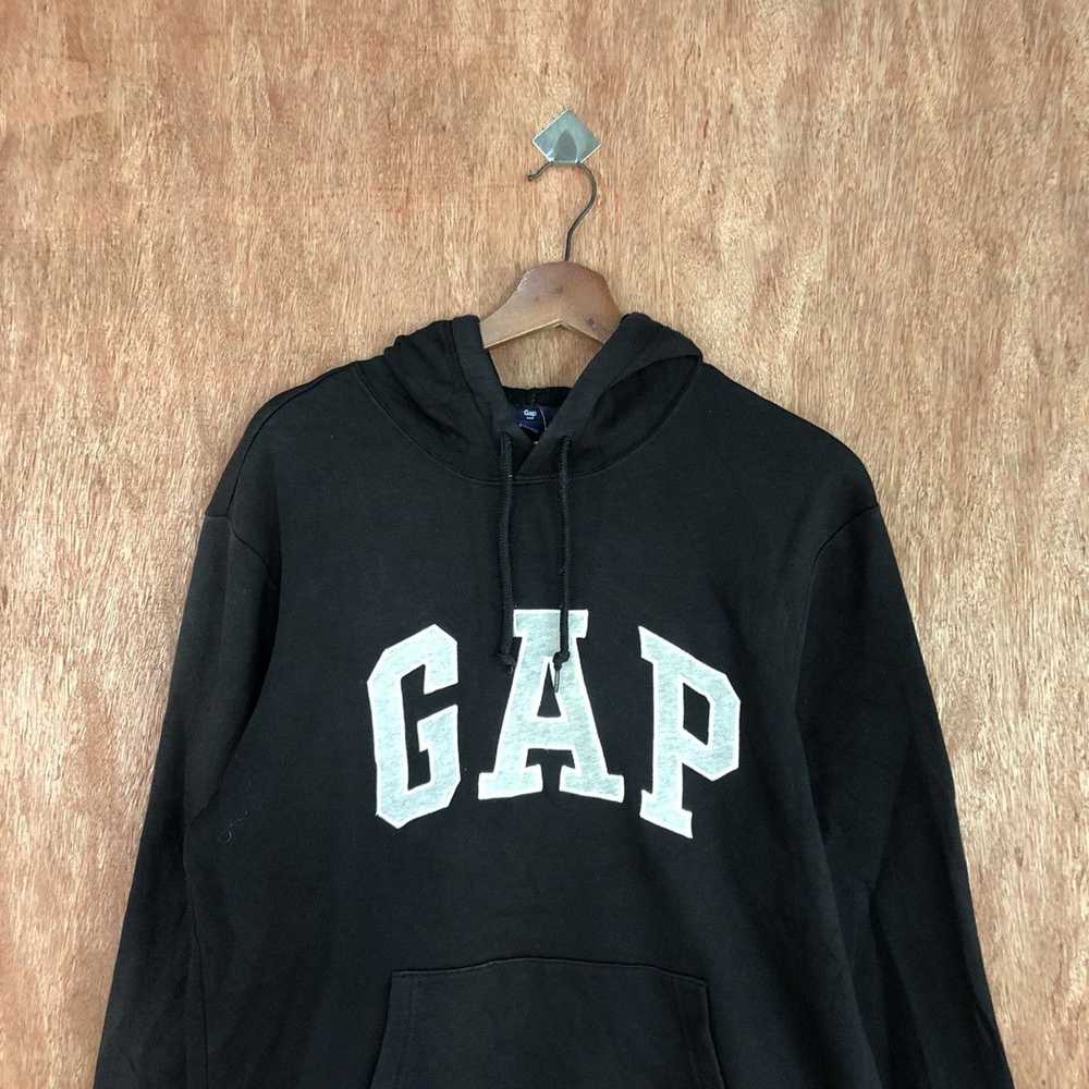 Gap × Streetwear × Vintage Gap Black Big Logo Hoo… - image 9