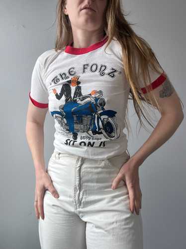 1970s The Fonz Ringer T Shirt S