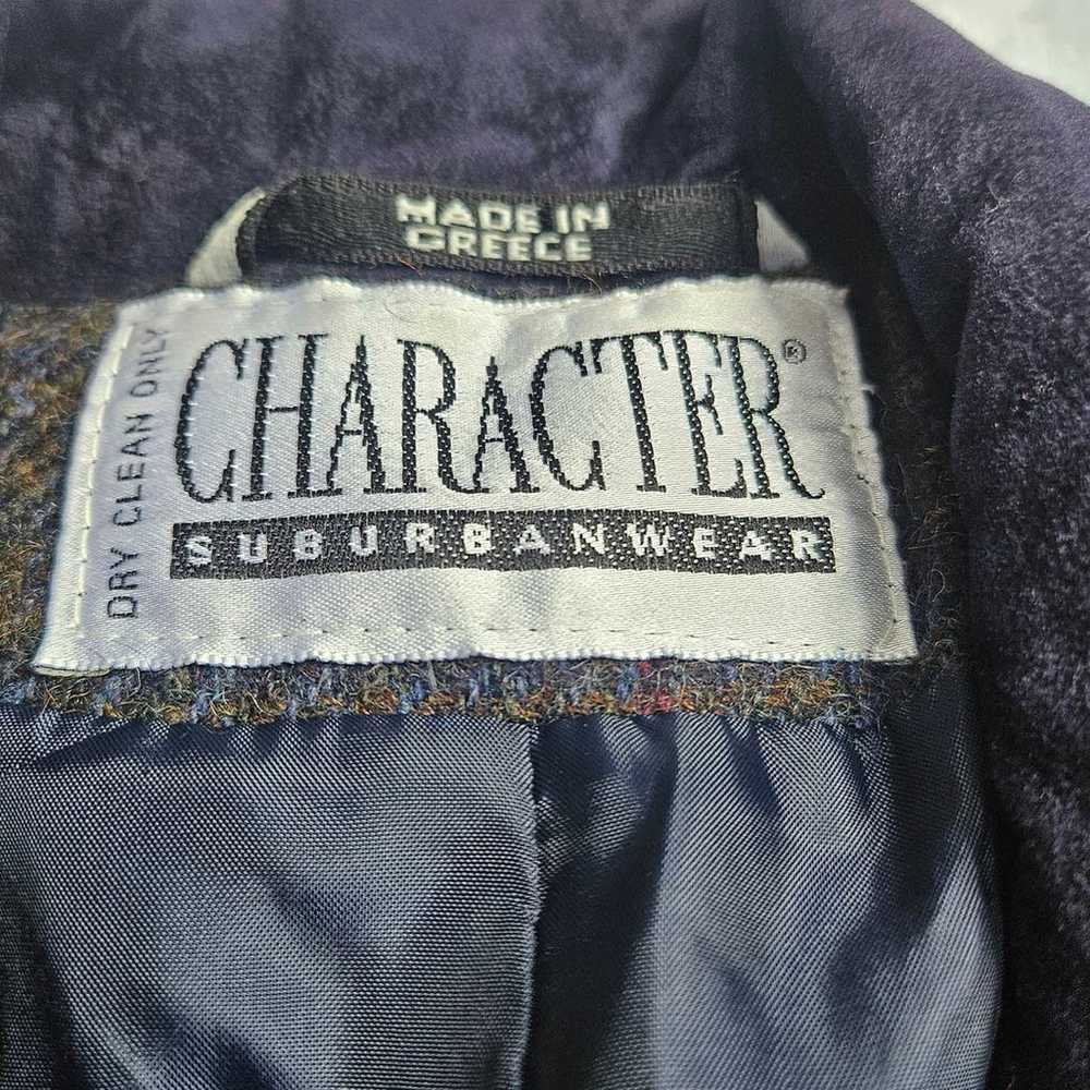 Character Suburbanwear Vintage Wool Blazer Size 6… - image 5