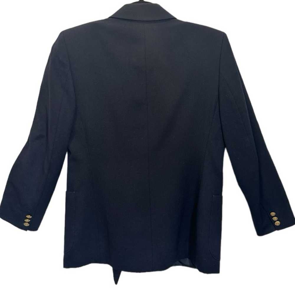 Vintage Marks & Spencer Pure Wool Women's Navy an… - image 3