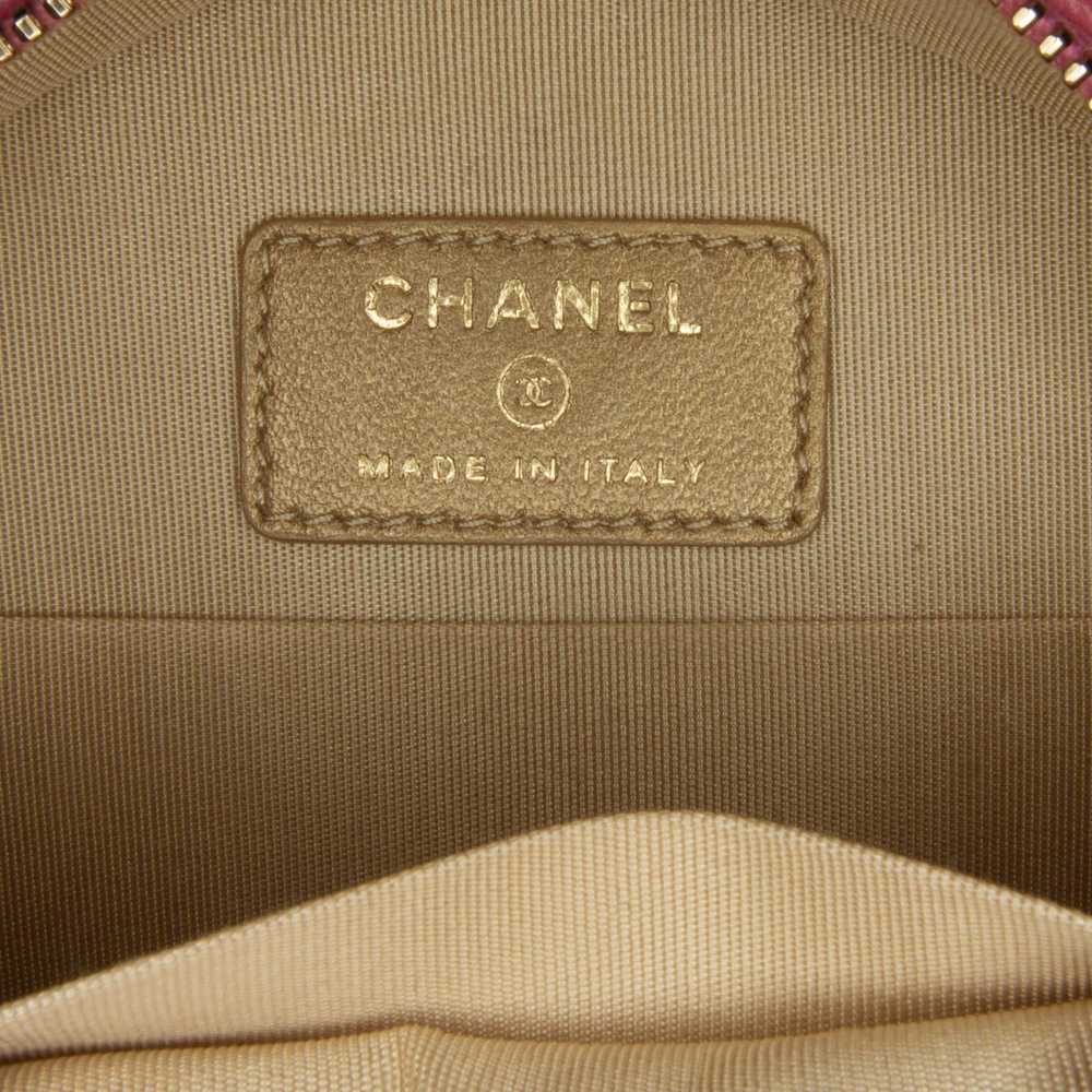 Product Details Chanel Pink Lambskin Round Pearl … - image 7