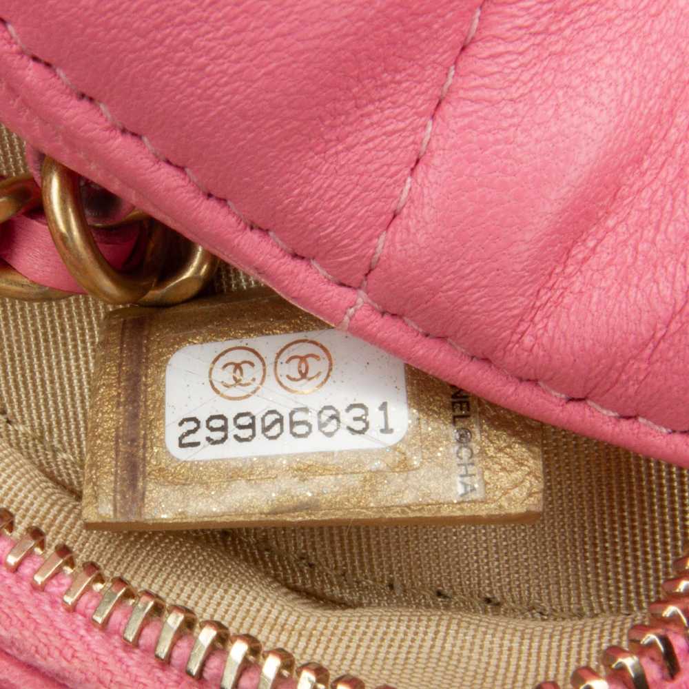 Product Details Chanel Pink Lambskin Round Pearl … - image 8