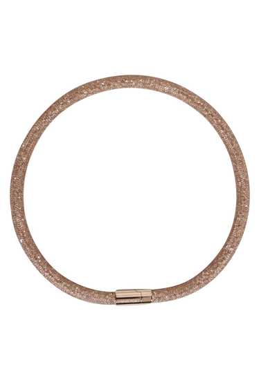 Swarovski - Gold “Stardust” Double Wrap Bracelet - image 1