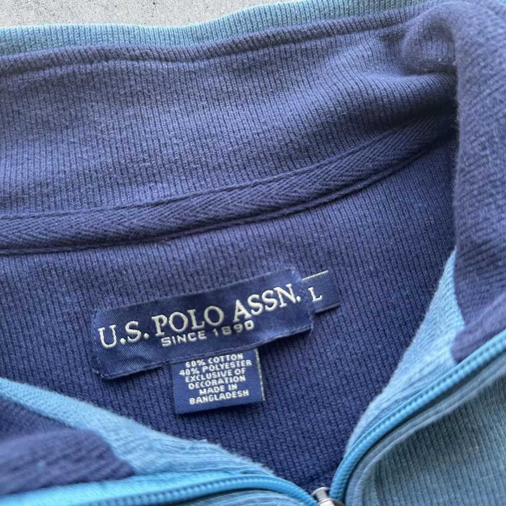 U.S. Polo Assn. Vintage US polo assn quarterzip s… - image 2