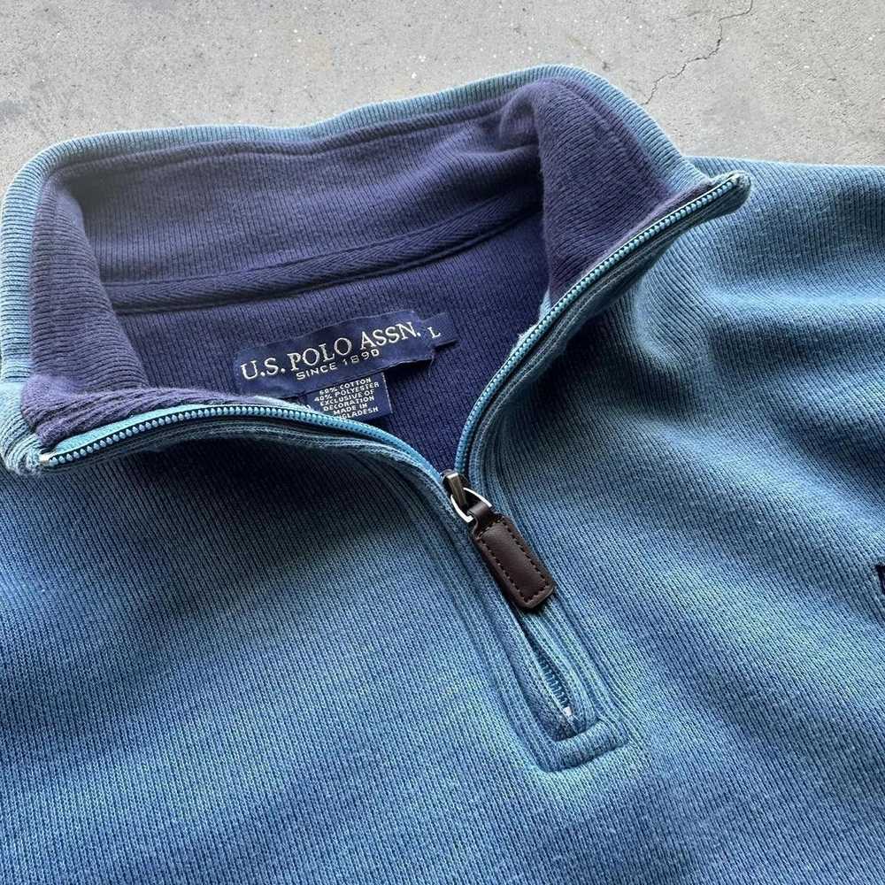 U.S. Polo Assn. Vintage US polo assn quarterzip s… - image 4