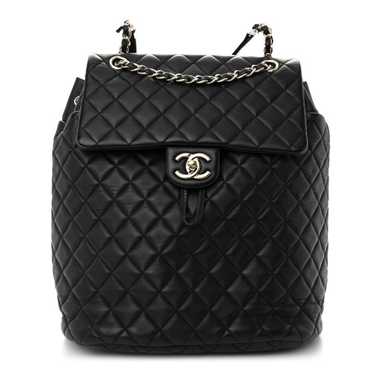 CHANEL Lambskin Quilted Large Urban Spirit Backpac