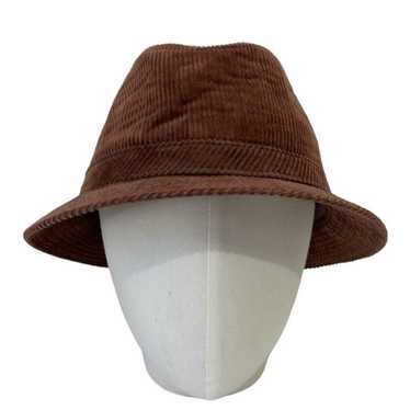 McGregor Vintage brown corduroy men's fedora hat.… - image 1