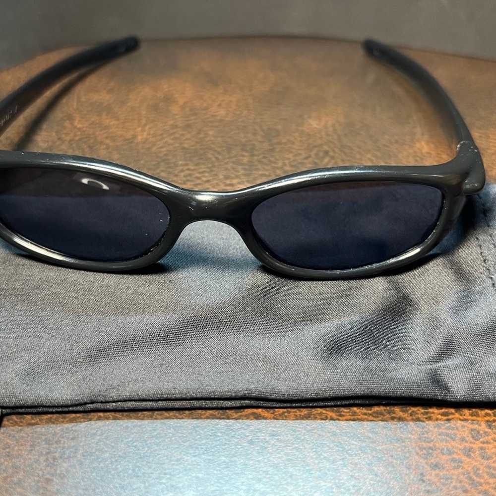 Oakley Four S #03-378 Black Frames Sunglasses.Gre… - image 1