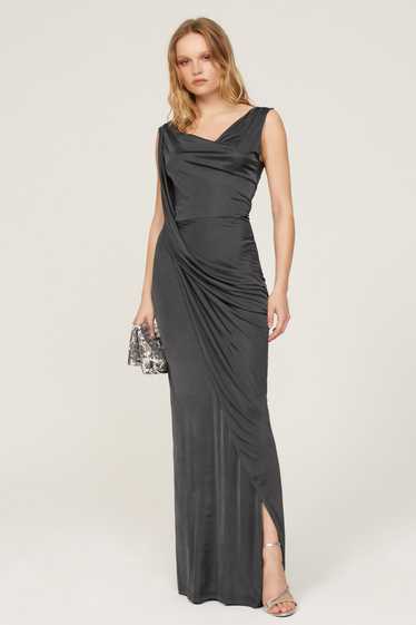 Atlein Front Slit Gown