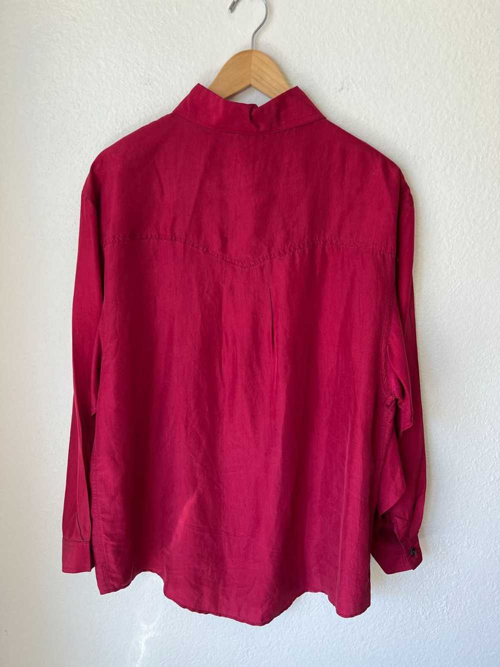 Vintage Express Silk Button Down (L) | Used,… - image 2