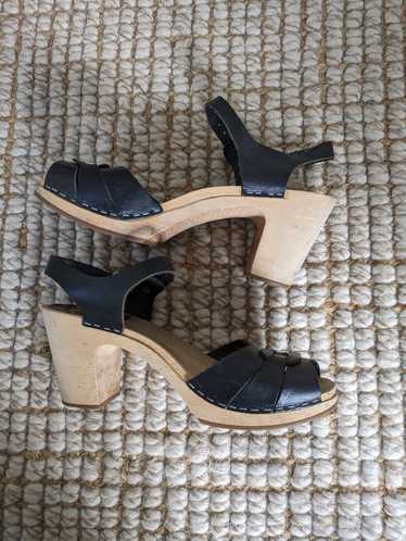 Swedish Hasbeens high heeled clog sandal (41) |…