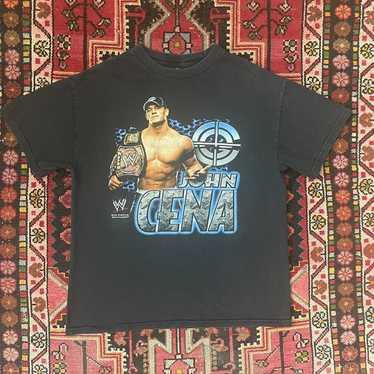 Vintage Y2K 2000s WWE John Cena Wrestling Tee