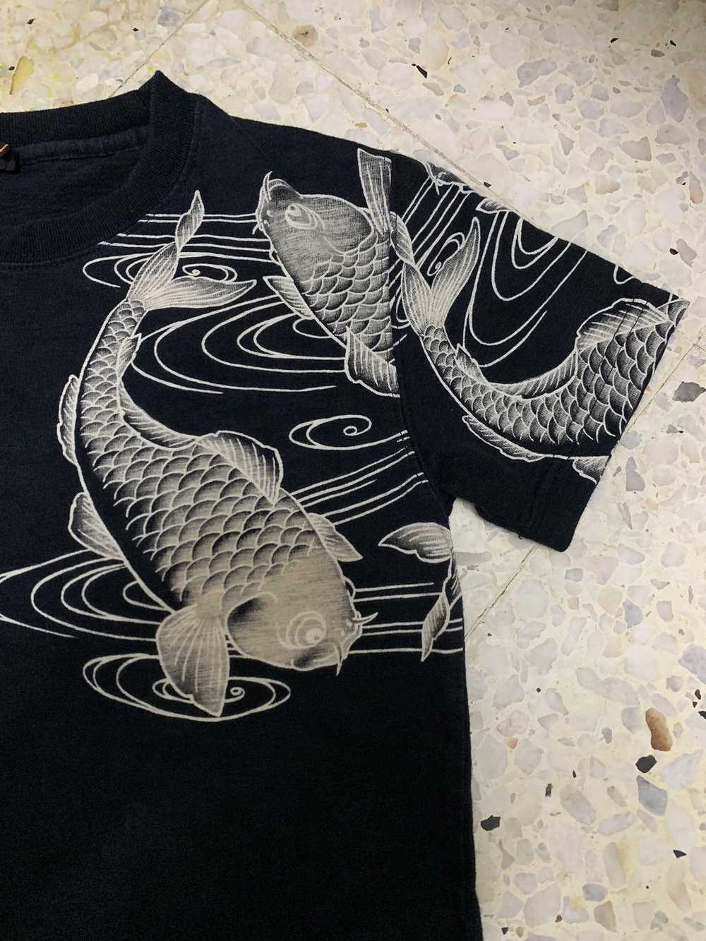 Streetwear × Sukajan T Shirts SUKAJAN KOI FISH EM… - image 9