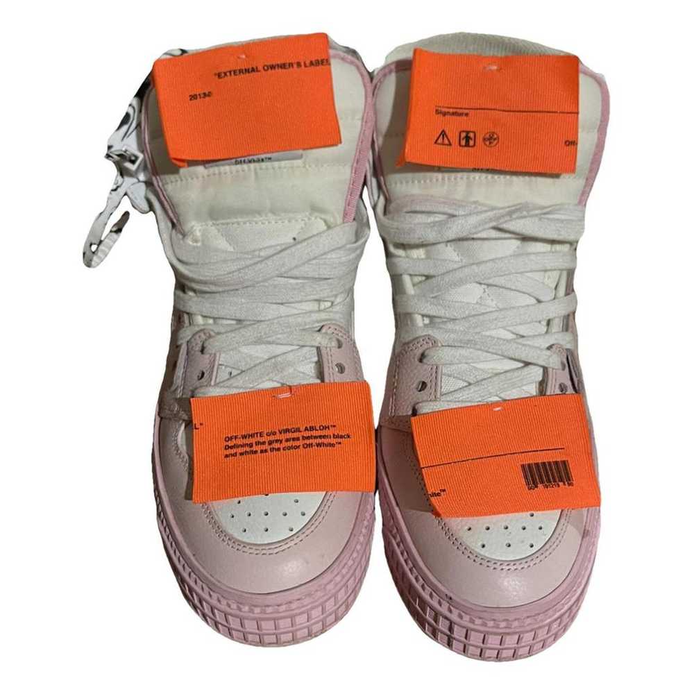 Off-White Off-Court leather trainers - image 1