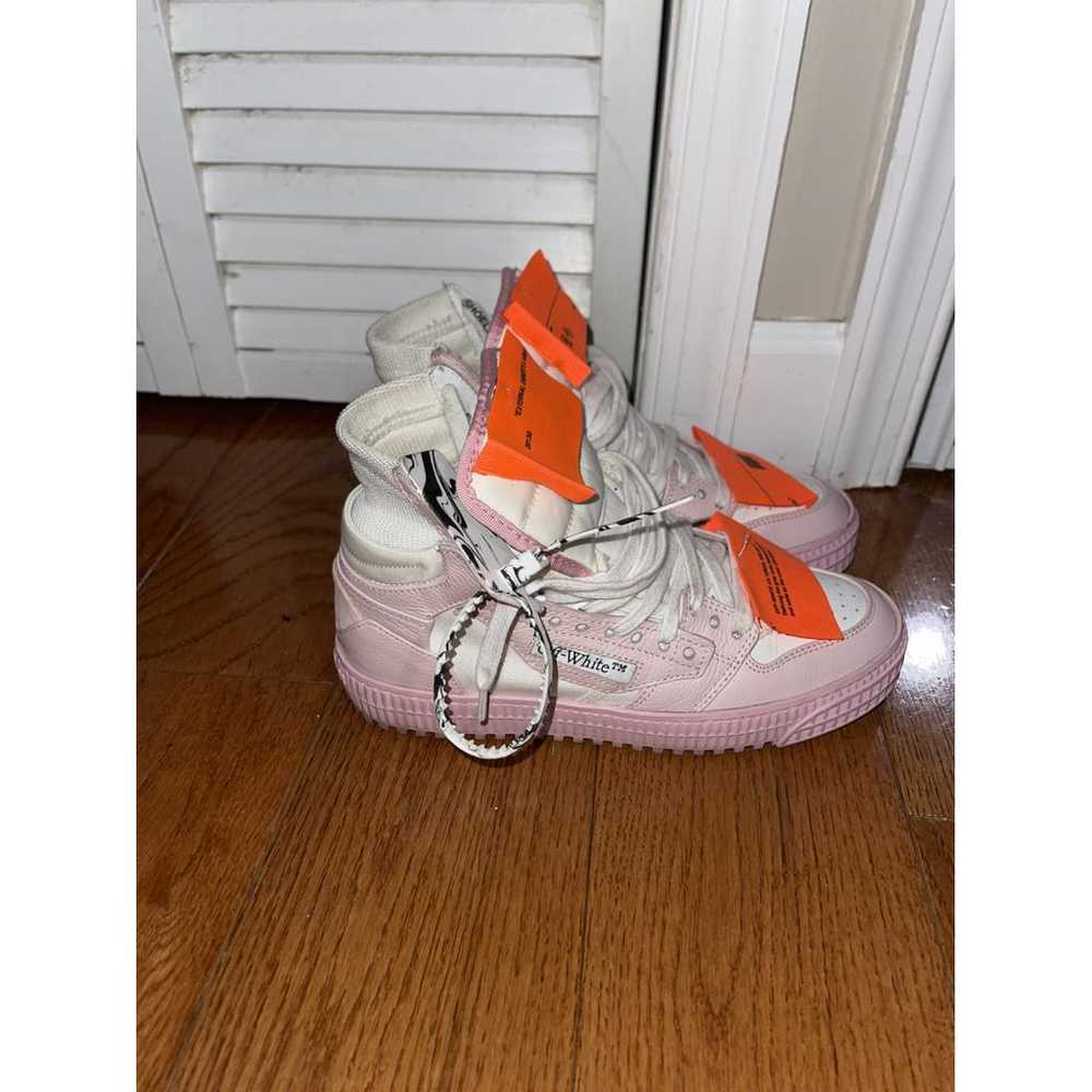 Off-White Off-Court leather trainers - image 3