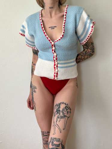 1960s Elaine Post Sweater Top